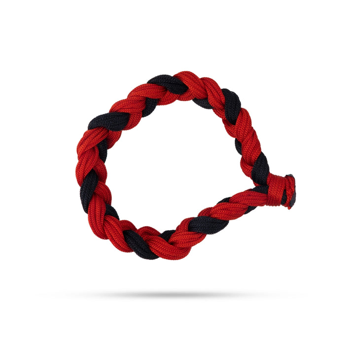 Multicolor Braided Band - 4 Inches | Rope Bracelet / Thread Wrist Band For Men & Women