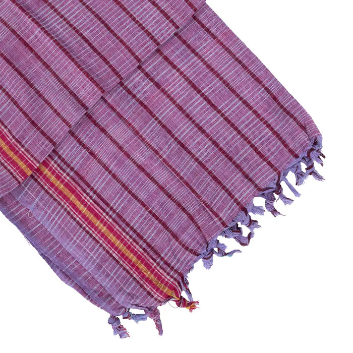 Towel - 1.8 Mtrs | Mayur Angavastram/ Thundu/ Kasavu Shawl/ Gamcha For Daily Use