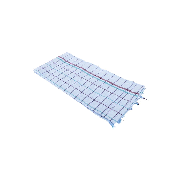 Towel - 1.8 Mtrs | Angavastram / Checked Design Thundu / Kasavu Shawl/ Gamcha for Men