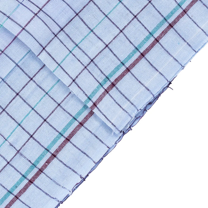 Towel - 1.8 Mtrs | Angavastram / Checked Design Thundu / Kasavu Shawl/ Gamcha for Men