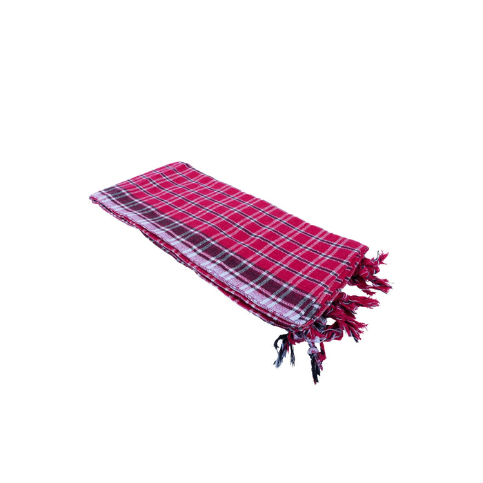 Towel - 1.8 Mtrs | Colour Angavastram/ Cotton Thundu / Kasavu Shawl / Gamcha