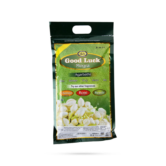 Cycle Good Luck Mogra Agarbathies Pouch | Incense Sticks/ Agarbatti/ Scent Sticks for Pooja - Agarbatti & Incense