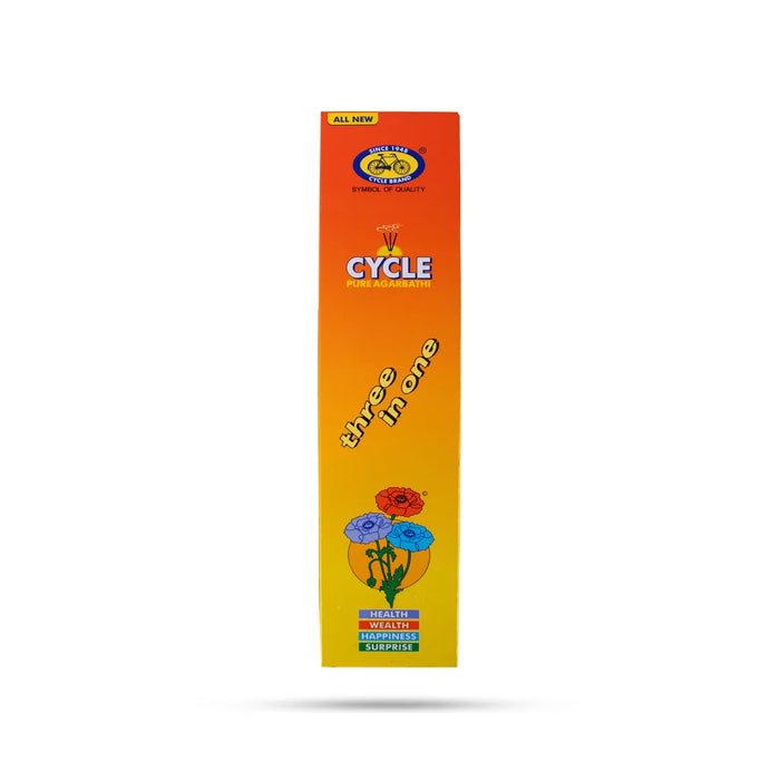 Cycle 3 In 1 Incense – 58 Gms | Agarbatti / Agarbathi / Scent Sticks For Divine Aroma