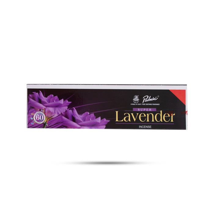 Padmini Super Lavender Incense Sticks - 50 Pcs | Agarbatti/ Agarbathi for Pooja