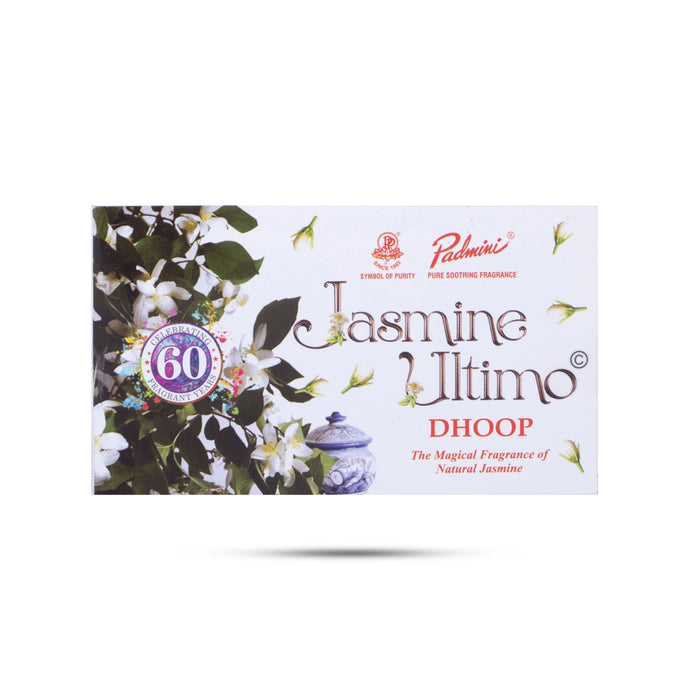 Padmini Jasmine Ultimo Dhoop Stick - 15 Sticks | Sambrani Dhoop/ Dhoop Batti for Pooja