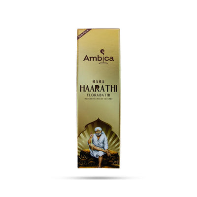 Ambica Baba Haarathi Flora Incense Sticks – 30 Gms | Scent Sticks / Agarbathi For Spiritual & Pleasant Fragrance