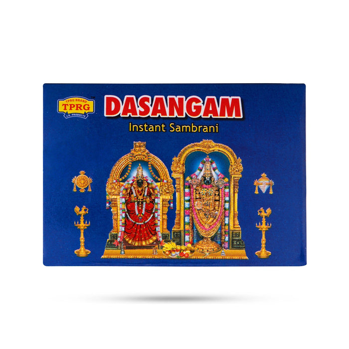 TPRG Computer Dasangam Dhoop Cone – 20 Pcs | Incense Cone / Dhasangam Cone for Pooja & Daily Ritual Use - Dhoop & Sambrani