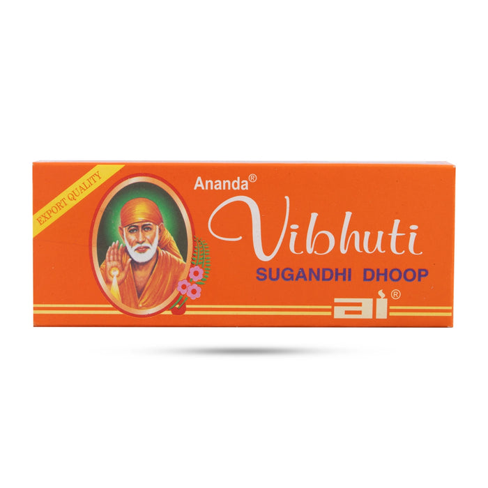 Ananda Vibhuti Sugandhi Dhoop - 20 Gms | Loban/ Dhoop Sticks/ Dhoop Batti for Pooja