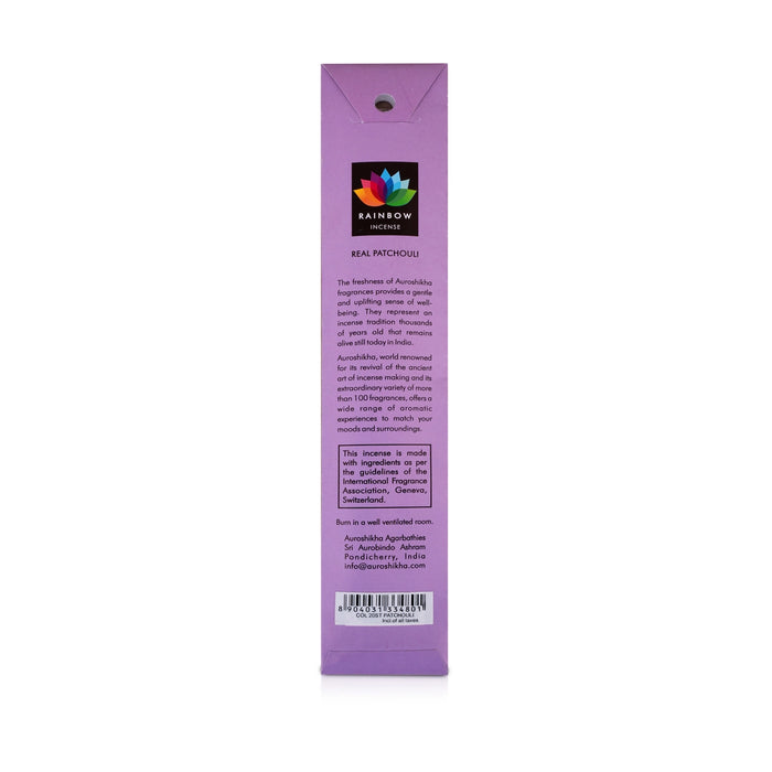 Auroshikha Real Patchouli Incense Sticks - 20 Pcs | Agarbathi/ Agarbatti for Pooja