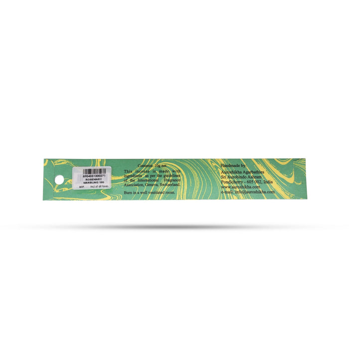 Auroshikha Rosemary Incense Sticks - 10 Gms | Agarbathi/ Agarbatti for Pooja