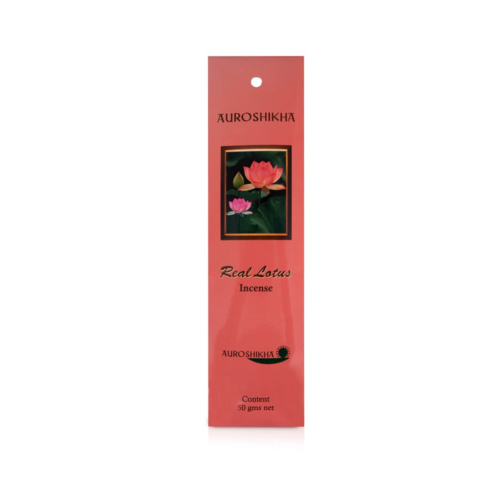 Auroshikha Real Lotus Incense Sticks - 50 Gms | Agarbathi/ Agarbatti for Pooja