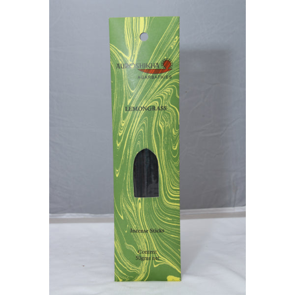 Auroshikha Pooja Incense 50Gms - Lemon Grass