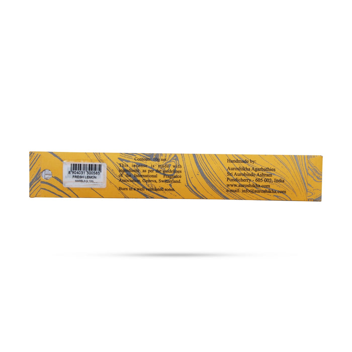 Auroshikha Fresh Lemon Incense Sticks - 10 Gms | Agarbatti/ Agarbathi for Pooja