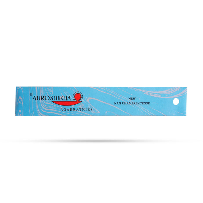 Auroshikha New Nag Champa Incense Sticks - 10 Gms | Agarbathi/ Agarbatti for Pooja