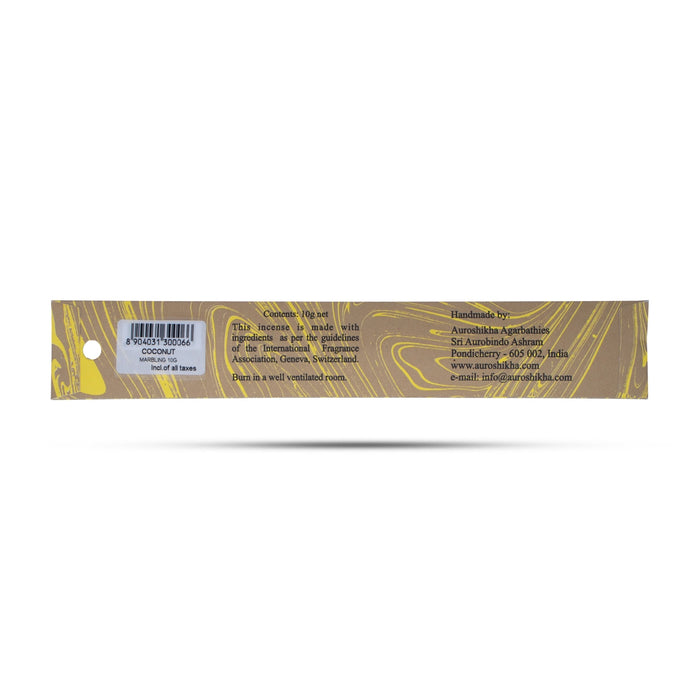 Auroshikha Coconut Incense Sticks - 10 Gms | Agarbathi/ Agarbatti for Pooja