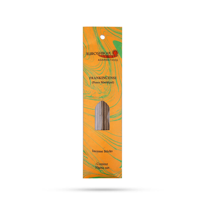 Auroshikha Frank Peace Maddipal Incense Sticks - 50 Gms | Agarbatti/ Agarbathi for Pooja - Agarbatti & Incense