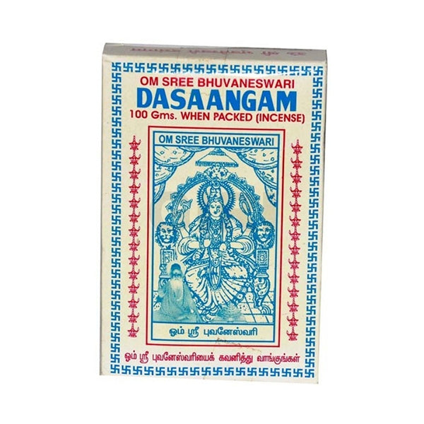 Bhuvaneshwari Dasangam powder is made from natural and aromatic ingredients for pooja