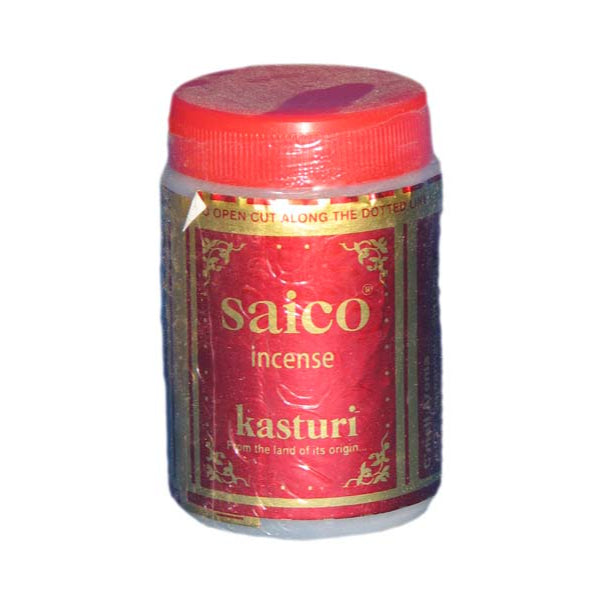 Saico Kasturi Dhoop Powder emits a divine fragrance. Composed of pure balsamic secretions