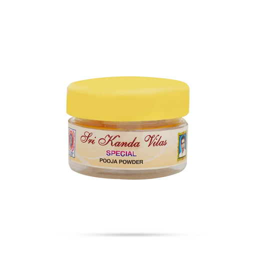 Kanda Vilas Sandal Pooja Powder - 8 Gms | Chandan Powder/ Abhisheka Powder/ Sandalwood Powder for Pooja - Chandan
