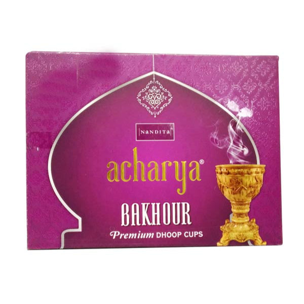 Nandita Premium Dhoop Cups 12Pcs - Acharya Bakhour