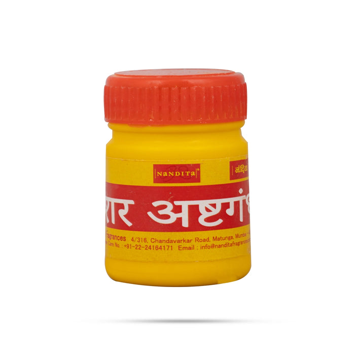 Nandita Sri Guru Keshar Ashtagandha Powder - 20 Gms | Chandan Tika/ Pooja Powder/ Chandan Powder for Pooja - Pooja Powder