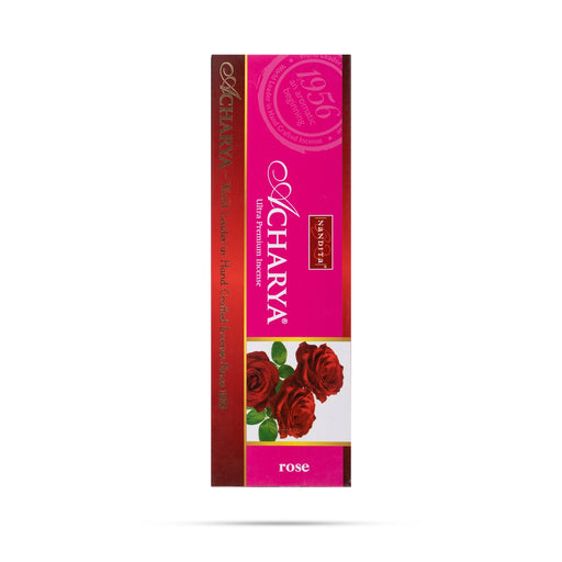 Nandita Acharya Ultra Premium Rose Incense Sticks - 50 Gms | Agarbatti/ Agarbathi/ Scent Sticks for Pooja - Agarbatti & Incense