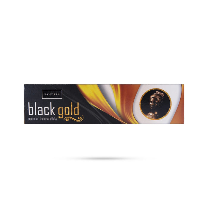 Nandita Black Gold Premium Incense Stick - 50 Gms | Agarbatti/ Agarbathi for Pooja - Agarbatti & Incense