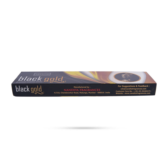 Nandita Black Gold Premium Incense Stick - 50 Gms | Agarbatti/ Agarbathi for Pooja - Agarbatti & Incense