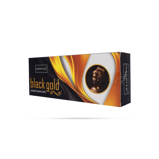 Nandita Black Gold Premium Malasa Incense Sticks - 250 Gms | Agarbatti/ Agarbathi For Daily Pooja - Agarbatti & Incense