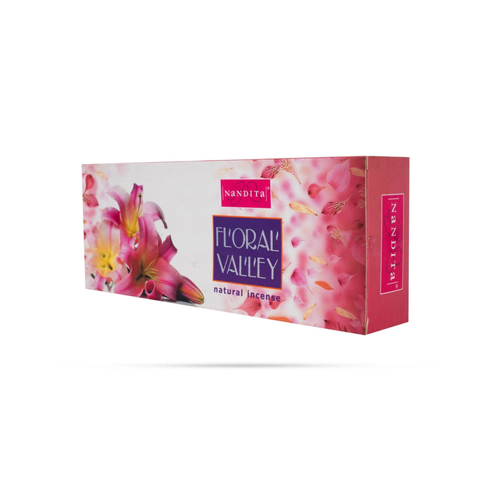 Nandita Floral Valley Natural Incense Sticks - 250 Gms | Agarbatti/ Agarbathi/ Scent Sticks For Prayer Rooms - Agarbatti & Incense
