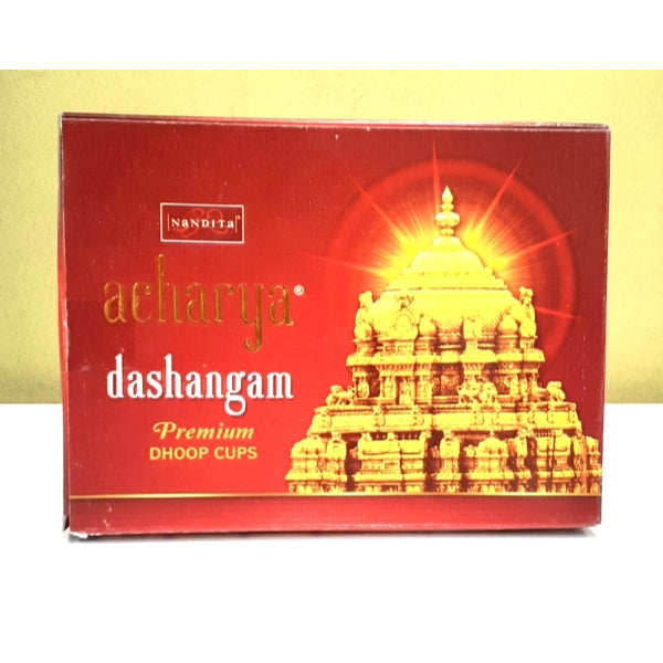 Nandita Premium Dhoop Cups 12Pcs - Acharya Dashangam