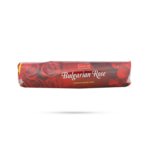 Nandita Bulgarian Rose Premium Incense Sticks Roll- 250 Gms | Agarbatti/ Agarbathi/Scent Sticks For Daily Pooja - Agarbatti & Incense