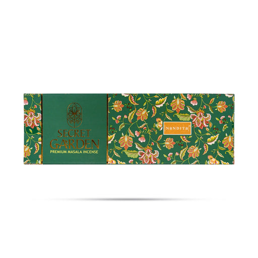 Nandita Secret Garden Premium Masala Incense - 50gms | Agarbatti / Scent Sticks / Agarbathi For Home & Pooja - Agarbatti & Incense