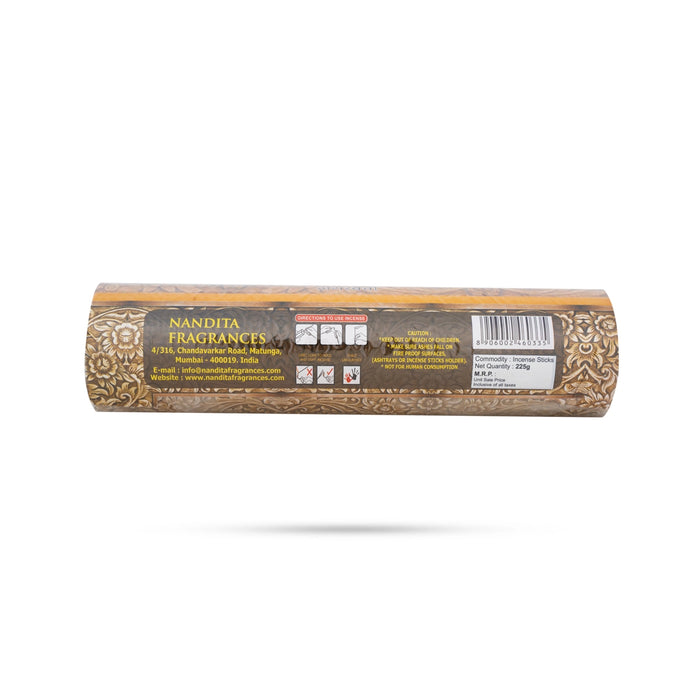 Nandita Sandalwood Incense Sticks Roll - 225 Gms | Agarbatti/ Agarbathi/ Scent Sticks For Daily Pooja - Agarbatti & Incense