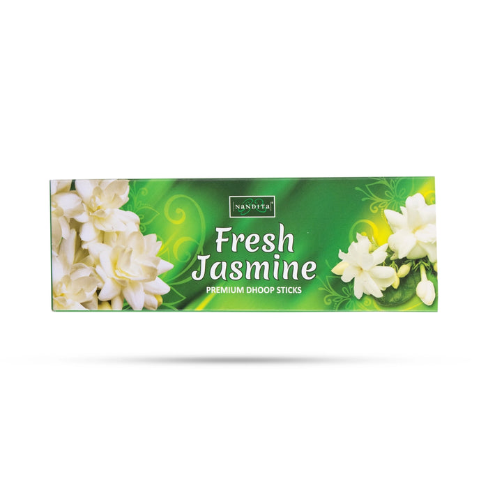 Nandita Fresh Jasmine Premium Dhoop Sticks | Dhoop Batti/ Sambrani Dhoop for Pooja