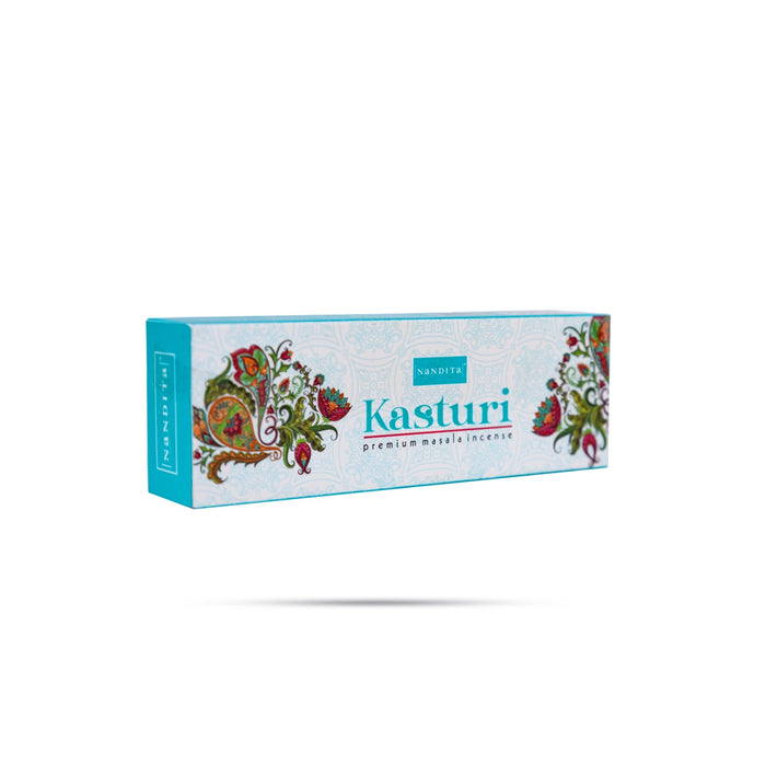 Nandita Kasturi Premium Masala Incense Stick | Scent Sticks / Incense Sticks / Agarbathi for Pooja - Dhoop & Sambrani