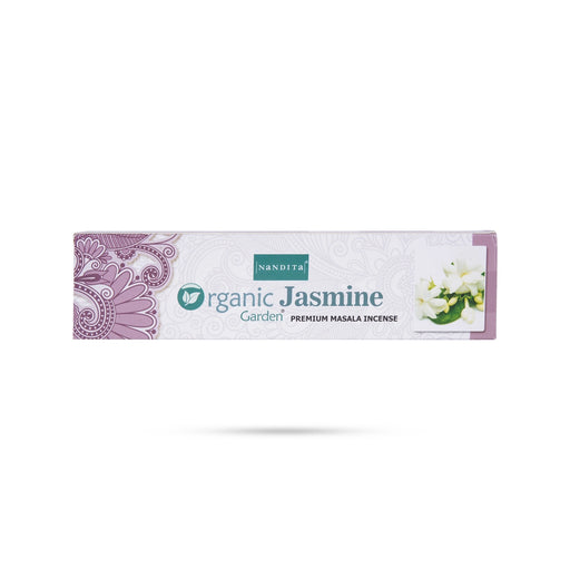 Nandita Organic Jasmine Garden Premium Masala Incense Stick | Agarbatti/ Agarbathi for Pooja - Agarbatti & Incense