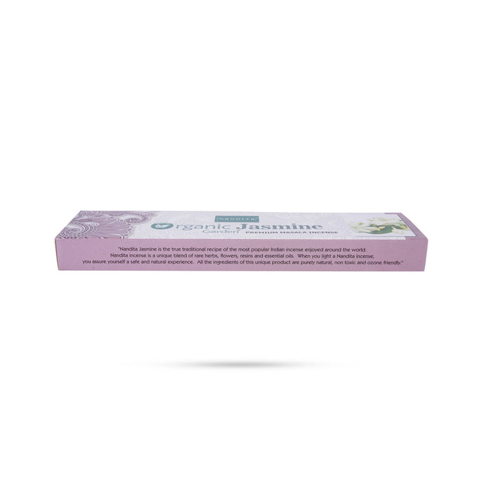 Nandita Organic Jasmine Garden Premium Masala Incense Stick | Agarbatti/ Agarbathi for Pooja - Agarbatti & Incense