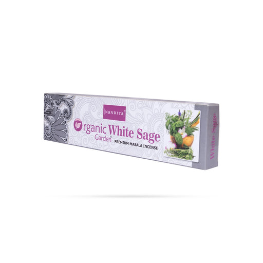 Organic White Sage Garden Premium Masala Incense Sticks | Agarbatti/ Agarbathi/ Scent Sticks For Pooja - Agarbatti & Incense
