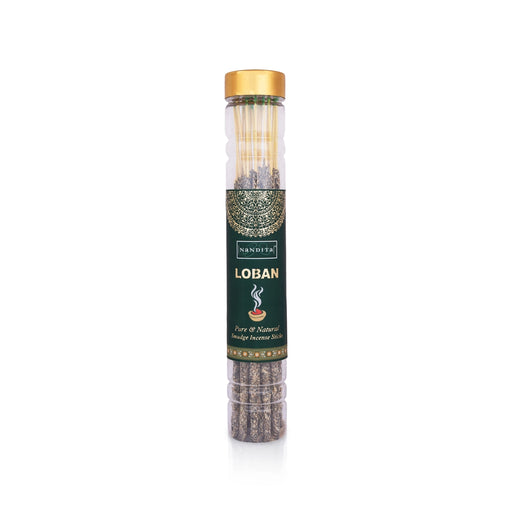 Nandita Loban Pure & Natural Smudge Incense Sticks - 20 Sticks | Agarbatti/ Agarbathi For Pooja & Meditation - Agarbatti & Incense