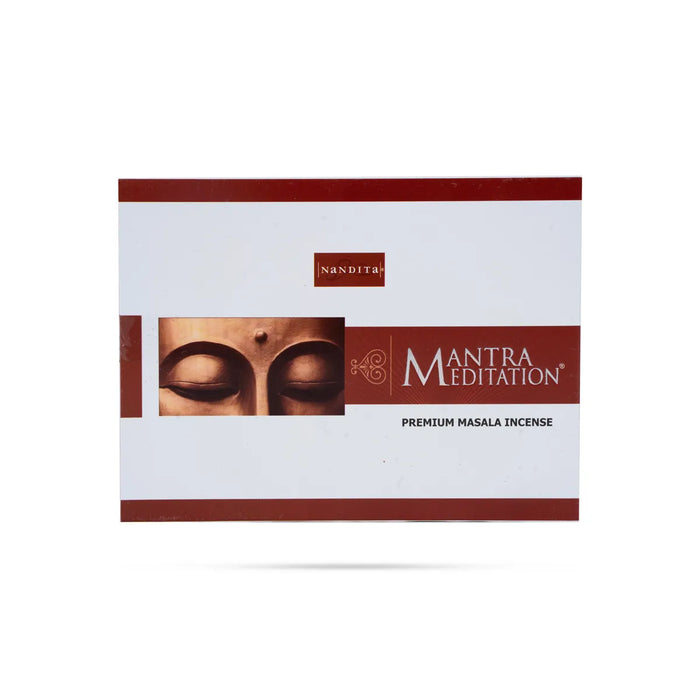 Mantra Meditation Premium Masala Incense – 12 Pcs | Agarbatti / Scented Sticks / Agarbathi For Divine Aroma