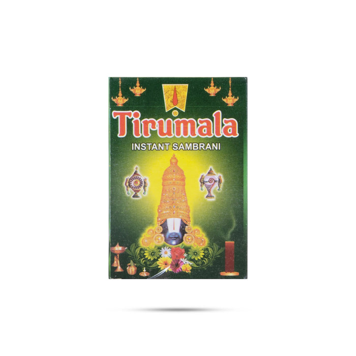 Tirumala Instant Sambrani Dhoop - 20 Gms | Dhoop Sticks/ Dhoop Batti for Pooja