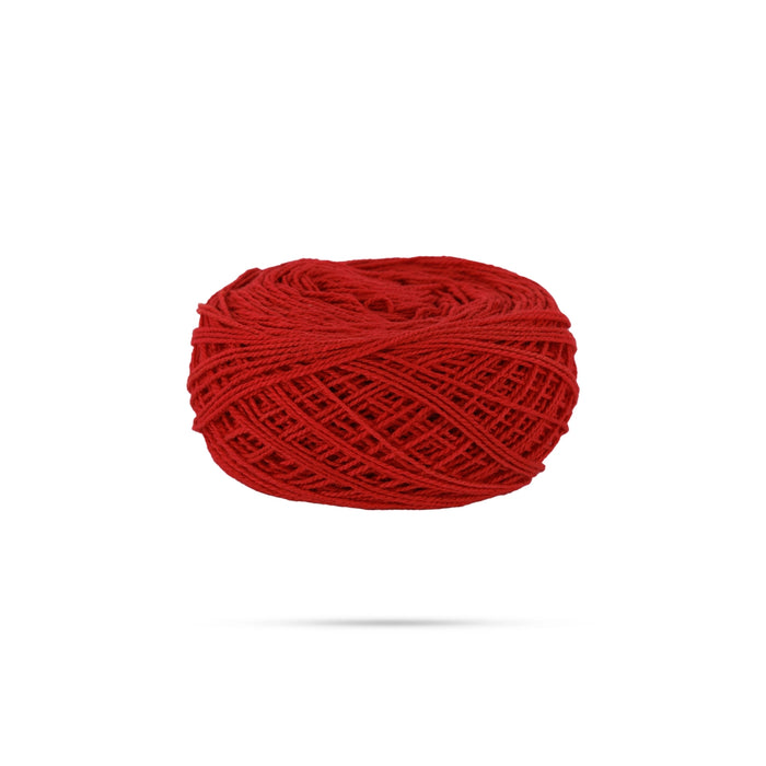 Kalasa Nool | Red Yarn/ Red Thread/ Cotton String/ Kalawa Thread For Sacred Rituals - Pooja Rituals