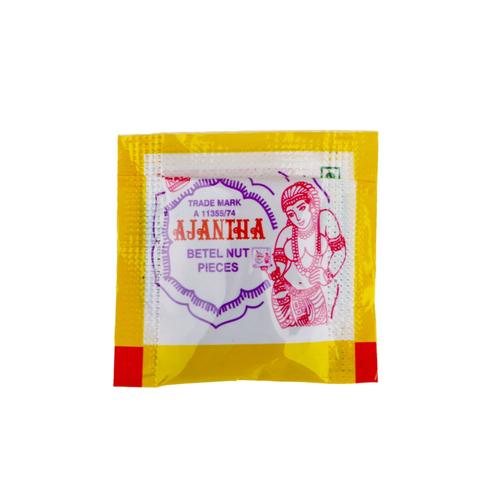 Ajantha Betel Nut Pieces - 50 Pcs | Pakku/ Betel Nut for Mouth Freshener