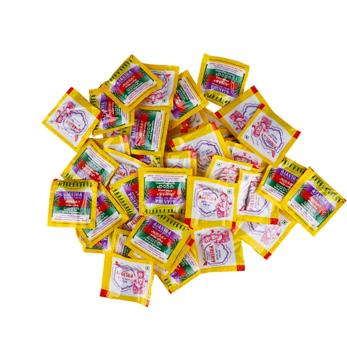 Ajantha Betel Nut Pieces - 50 Pcs | Pakku/ Betel Nut for Mouth Freshener