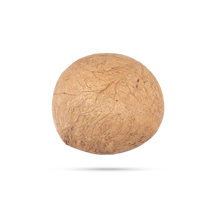 Dry Coconut - 100 Gms | 3.5 x 3.5 Inches/ Kopparai Thengai/ Nariyal Khopra for Pooja