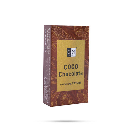 Kangaroo Coco Chocolate Premium Attar Roll On - 6ml | Attar Fragrance / Roll On Oil For Long Lasting Floral Aroma - Perfume