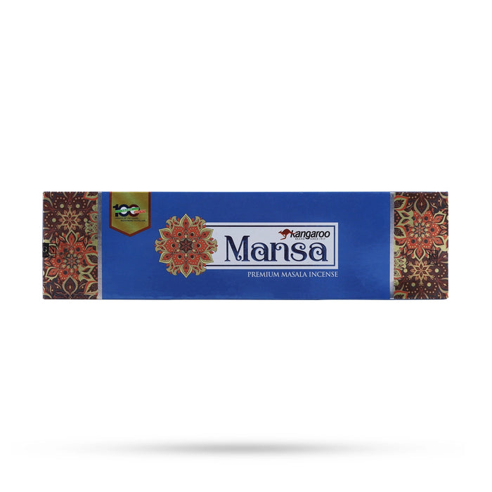 Kangaroo Mansa Premium Masala Incense Sticks - 40 Sticks | Agarabatti / Scent Sticks / Agarbathi Sticks For Pooja - Agarbatti & Incense
