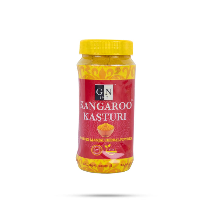 Kangaroo Kasturi Manjal Jar - 150 Gms | Herbal Powder/Kasturi Turmeric Powder/Haldi Powder Use For Glowing Skin