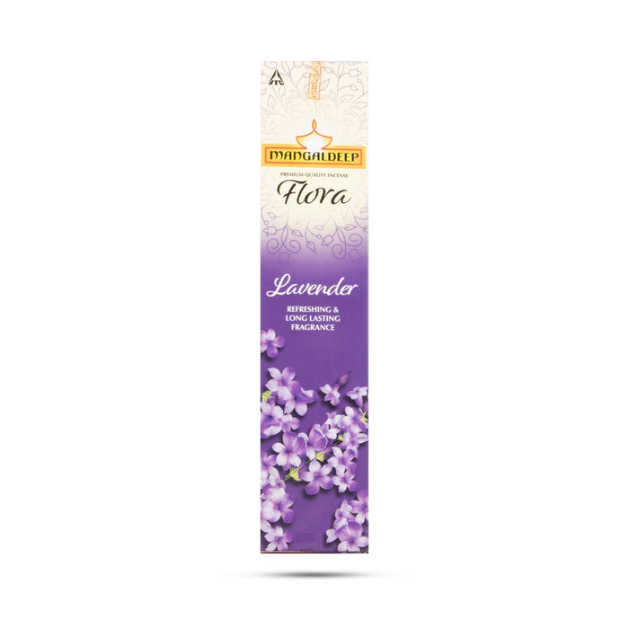 Mangaldeep Flora Lavender Incense Sticks - 100 Gms | Agarbatti/ Agarbathi for Pooja